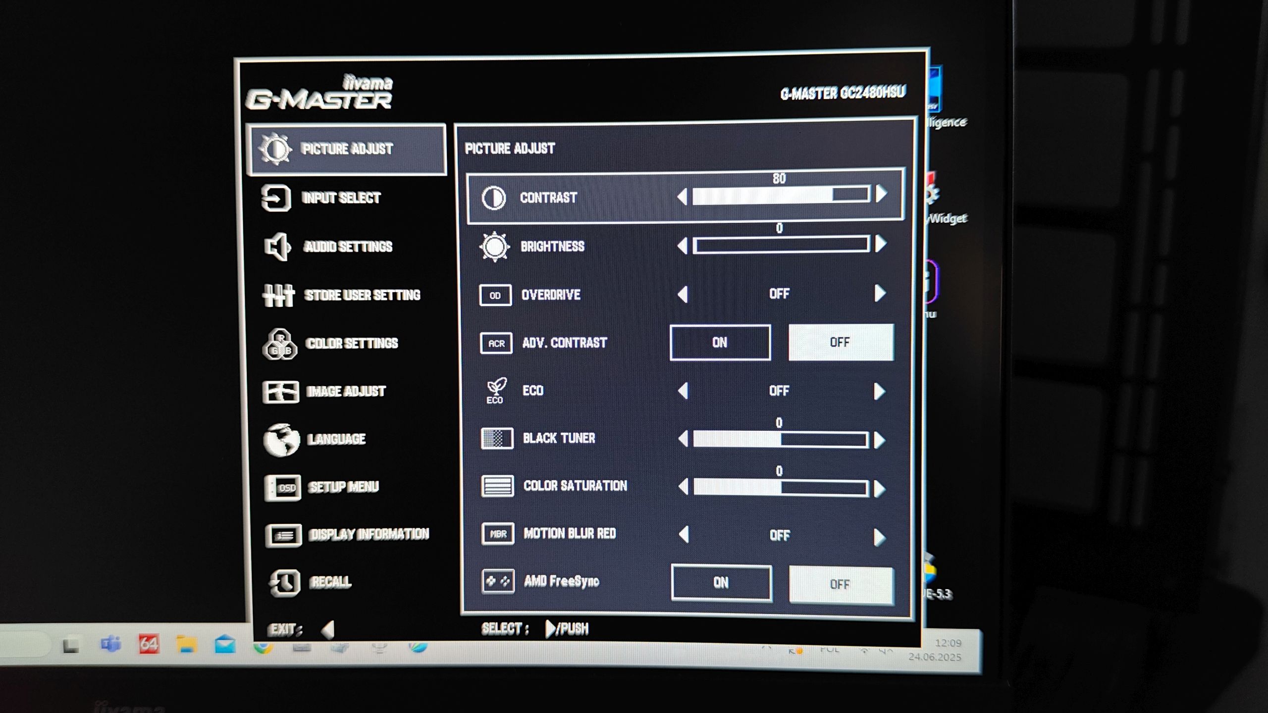 iiyama G-Master GC2480HSU-B1 Red Eagle
