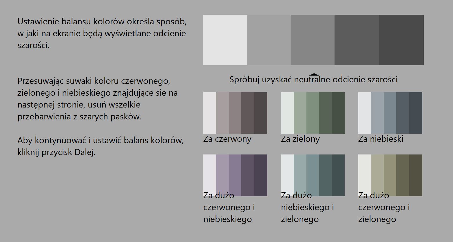 Kalibracja bez kolorymetru