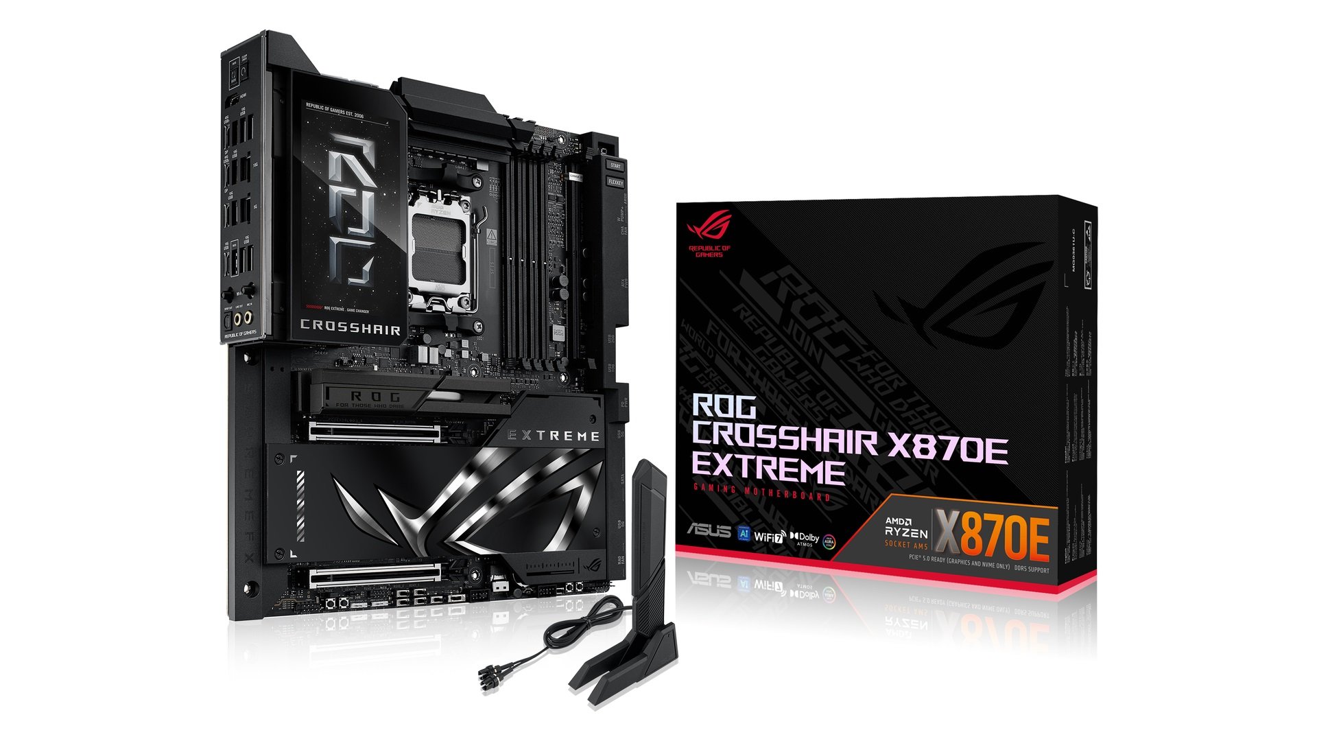 Test ASUS ROG CROSSHAIR X870E EXTREME. Płyta główna z wyświetlaczem LCD