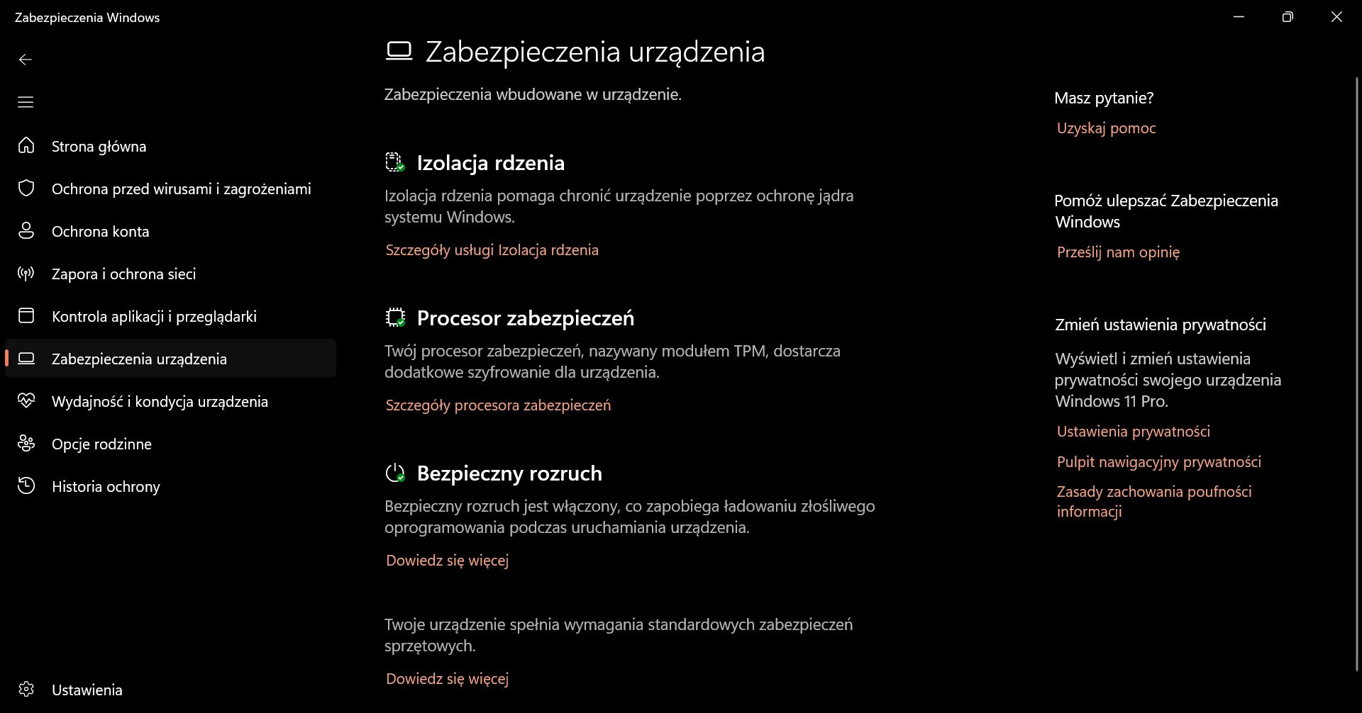 Zabezpieczenia Windows