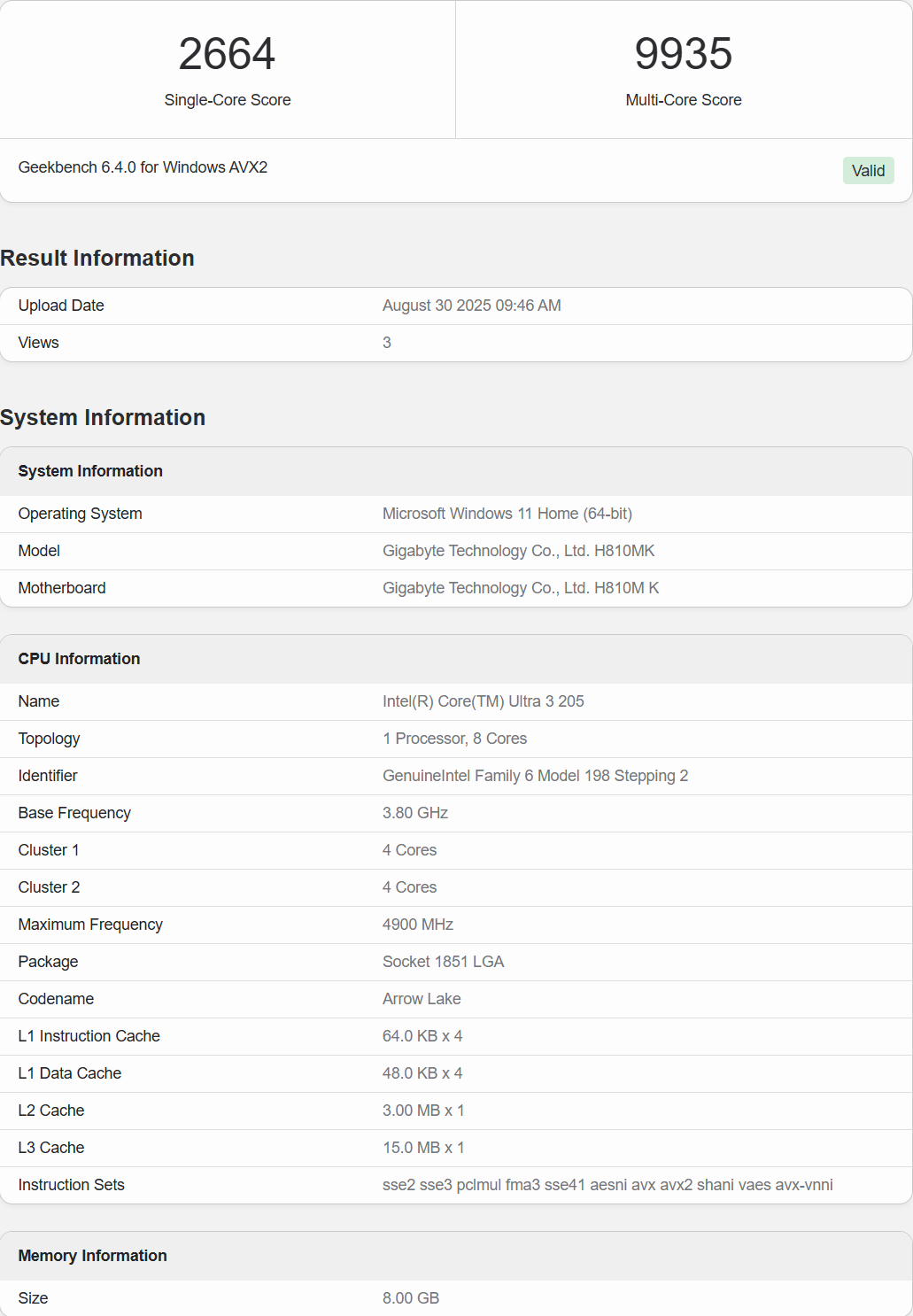intel geekbench