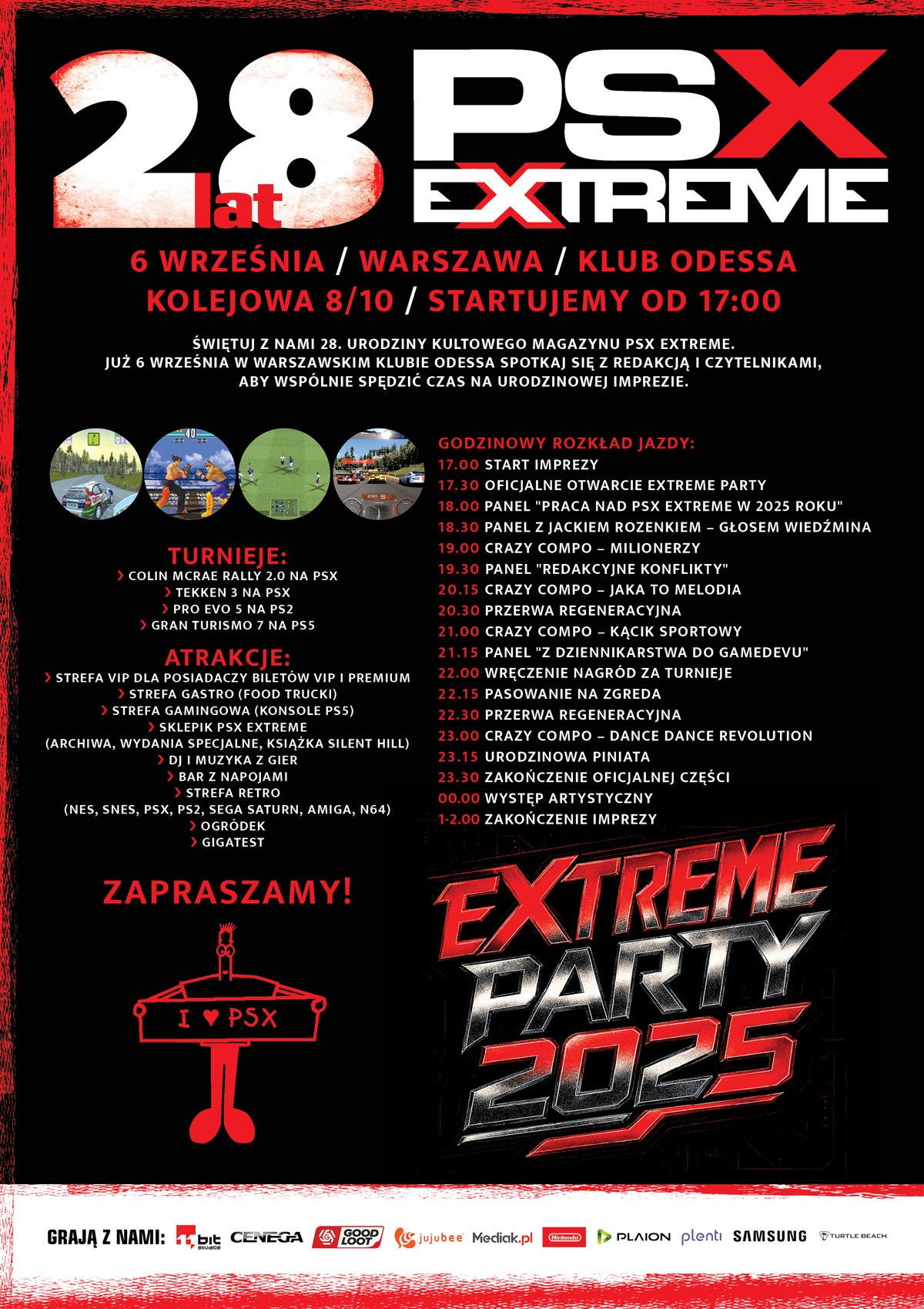 PSX Extreme plan wydarzenia