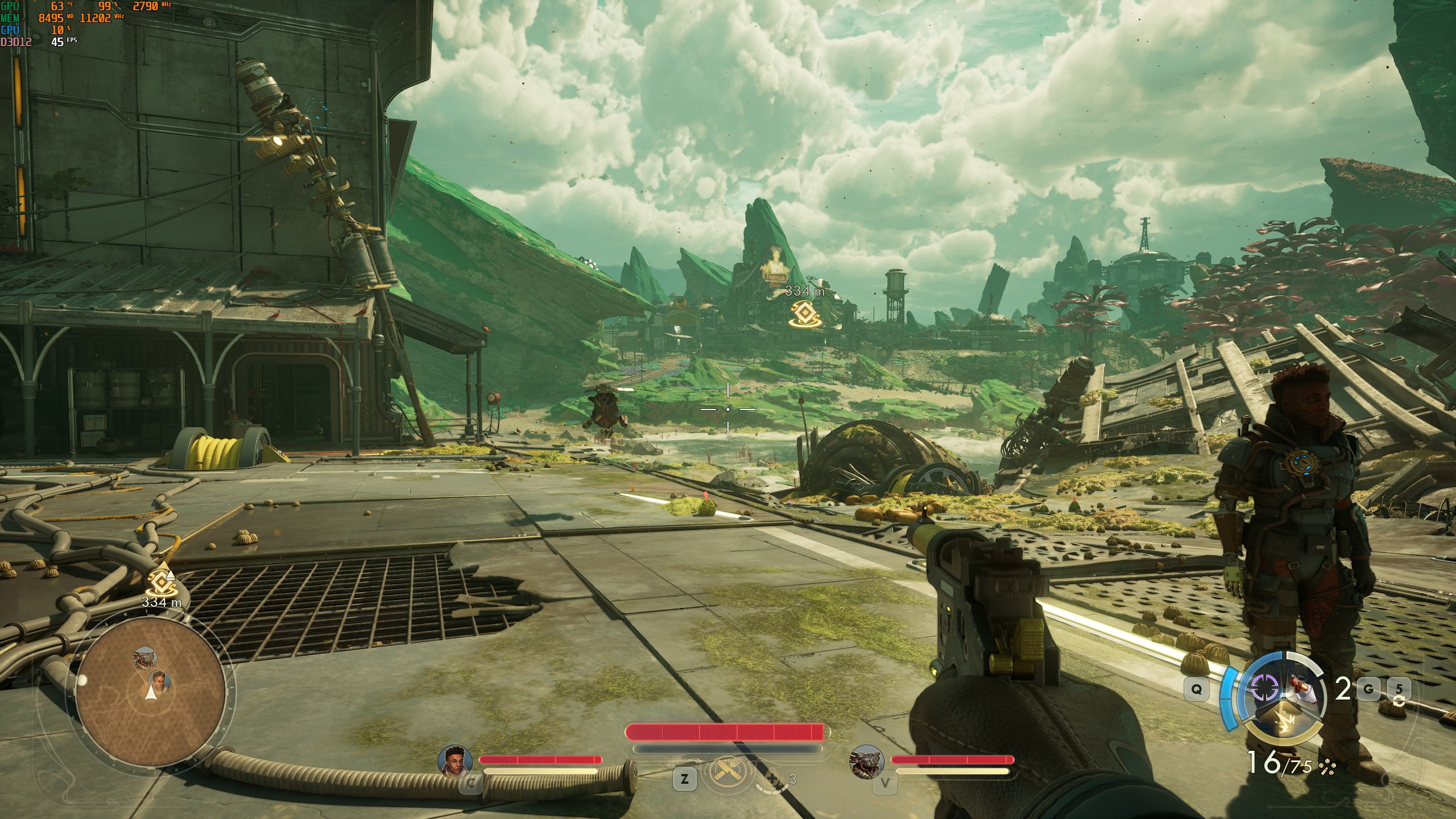 Test kart graficznych w The Outer Worlds 2