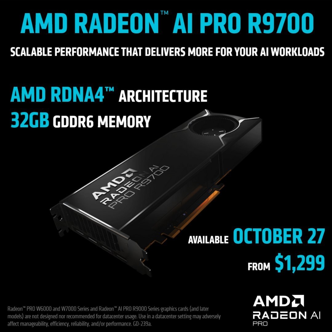 Radeon AI Pro R9700