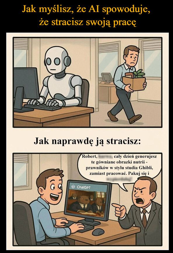 Jak stracisz pracę przez AI