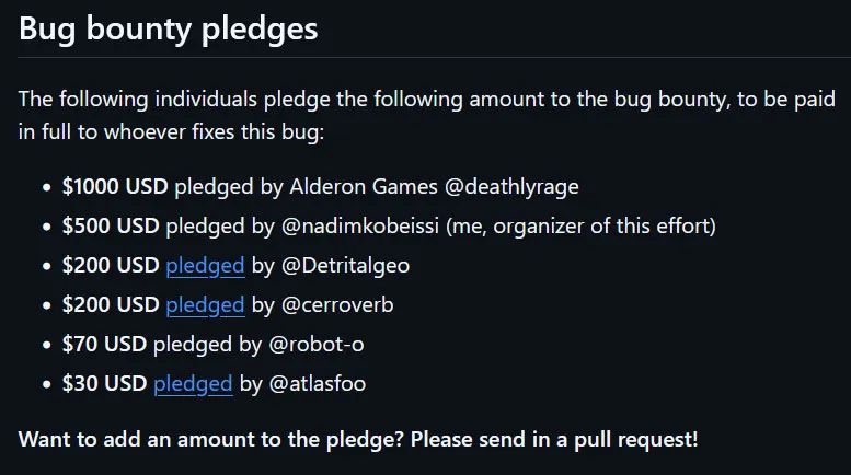 Oddolne bug bounty