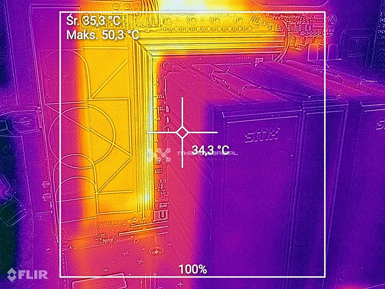 Sekcja zasilania – kamera termowizyjna