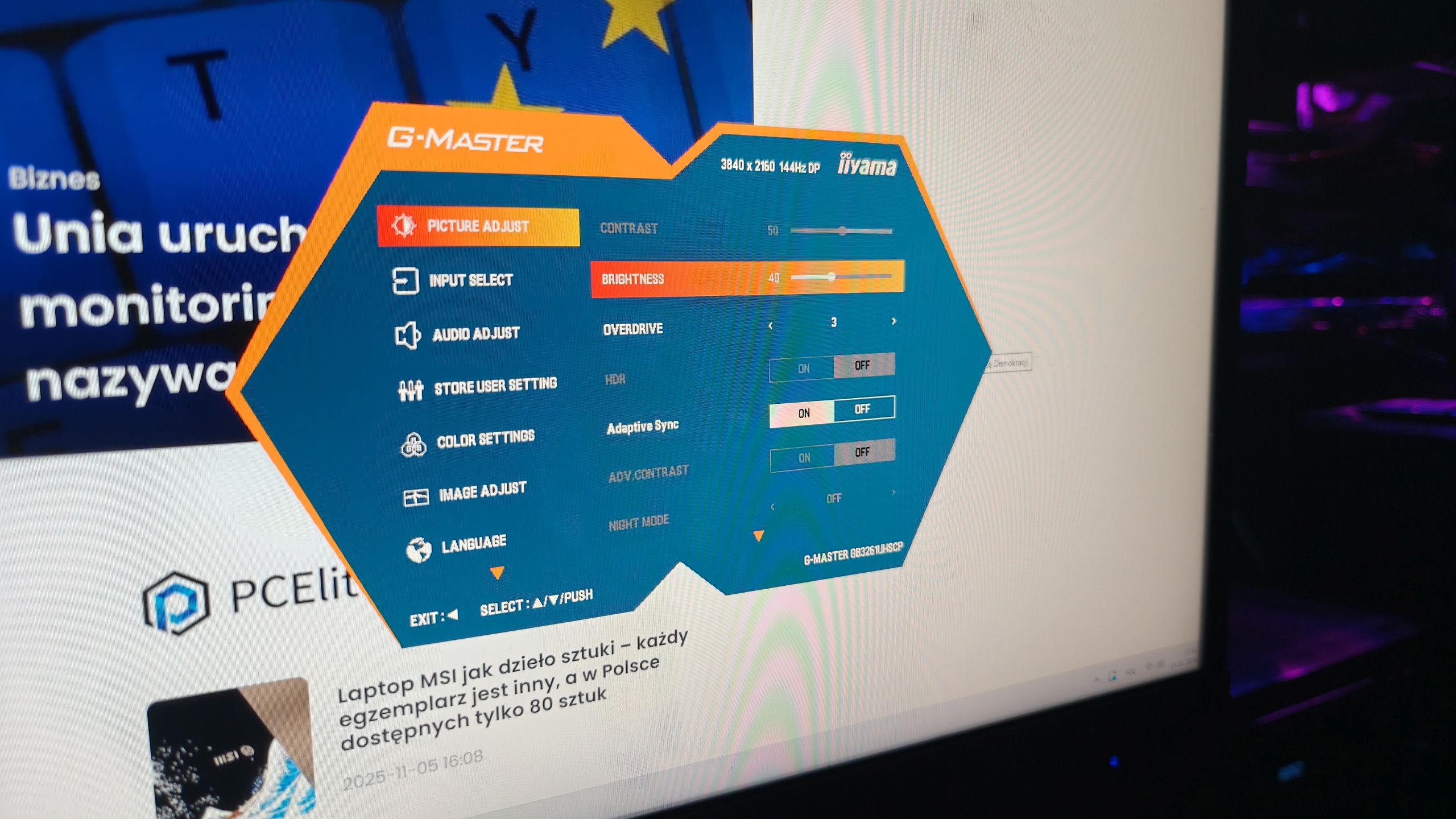 iiyama G-Master GB3261UHSCP-B1 Red