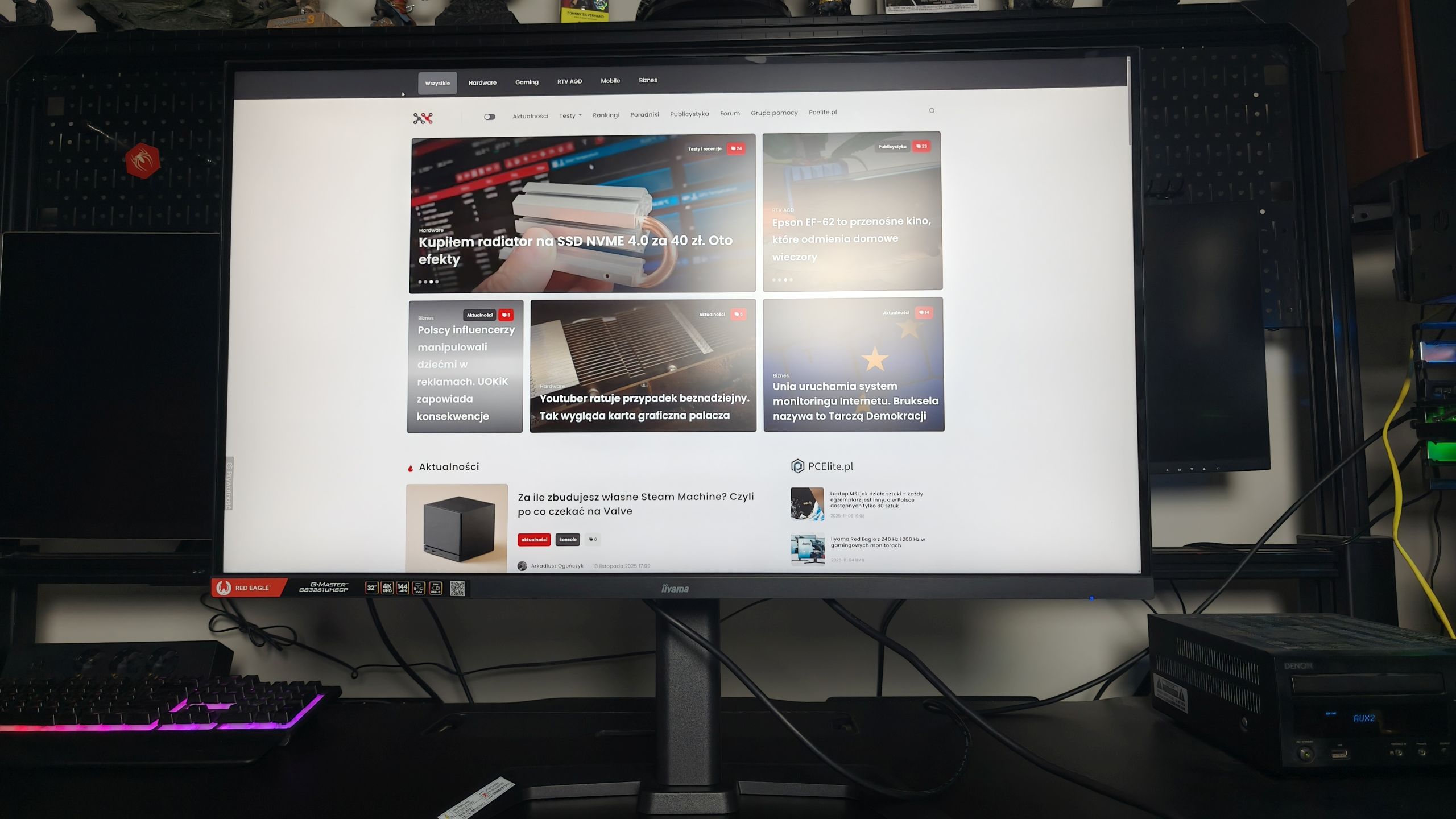 iiyama G-Master GB3261UHSCP-B1 Red