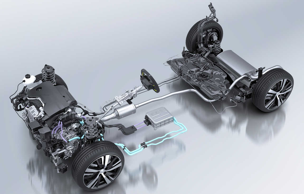 Konstrukcja hybrydowego napędu Opla Corsy Turbo Hybrid