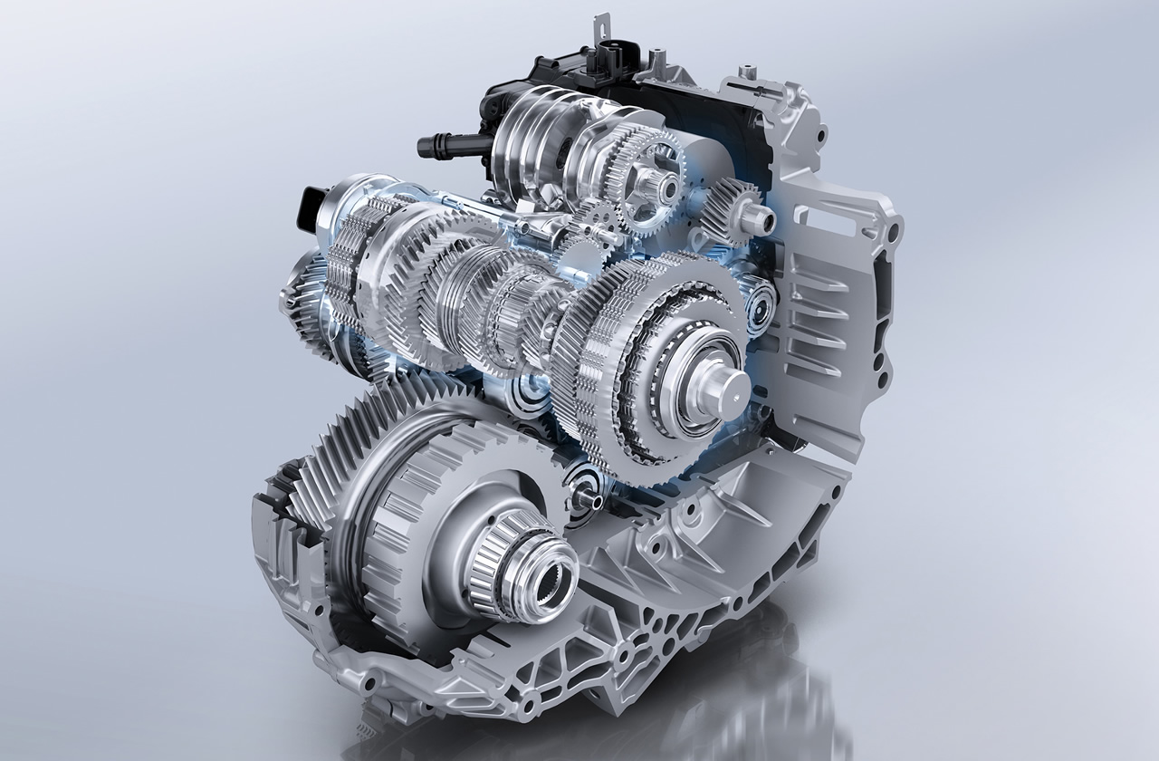 2-sprzęgłowa skrzynia biegów eDC6