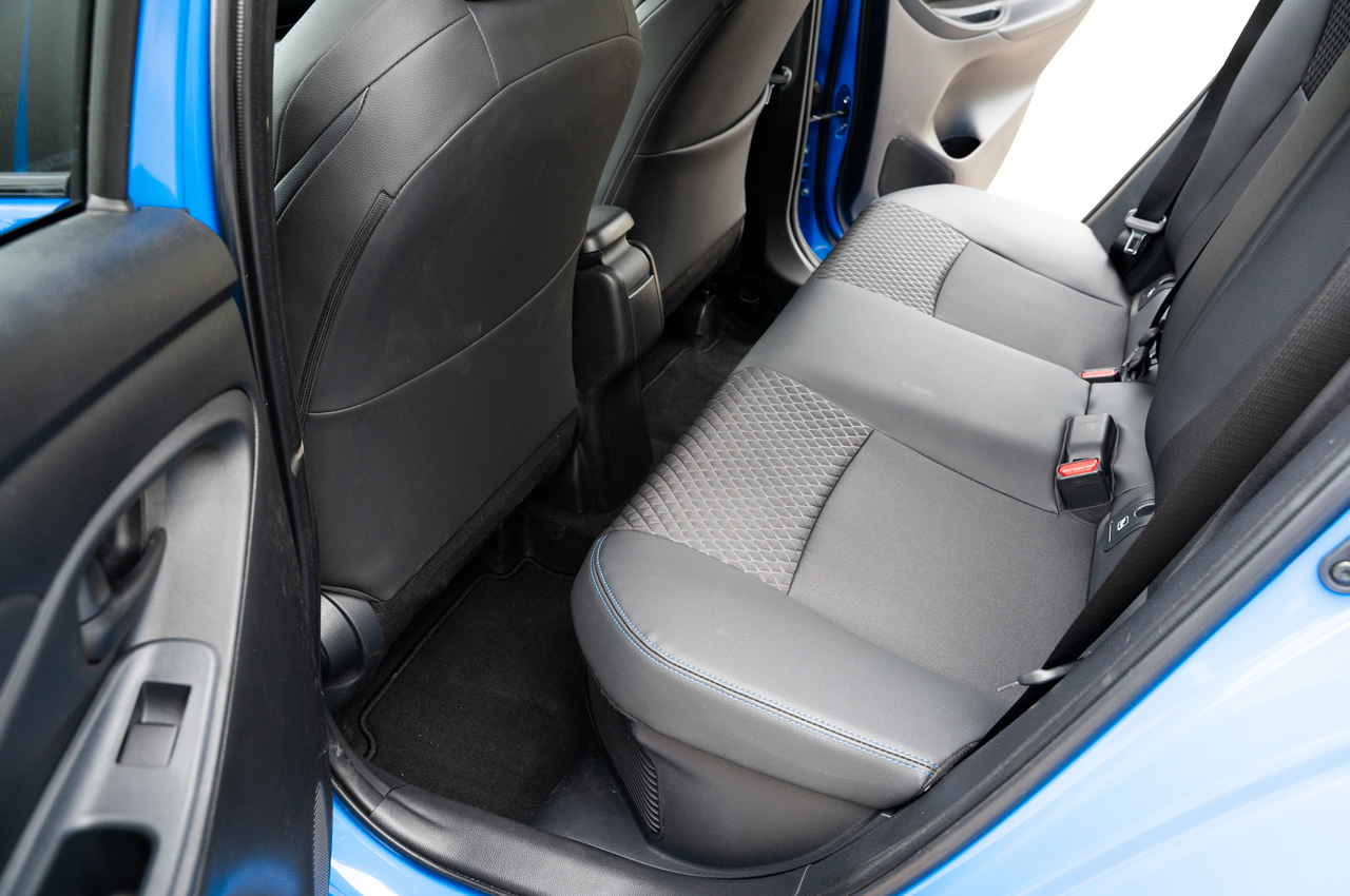 Toyota Yaris - ilość miejsca z tyłu