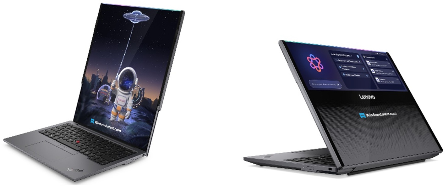 Lenovo laptop koncepcyjny