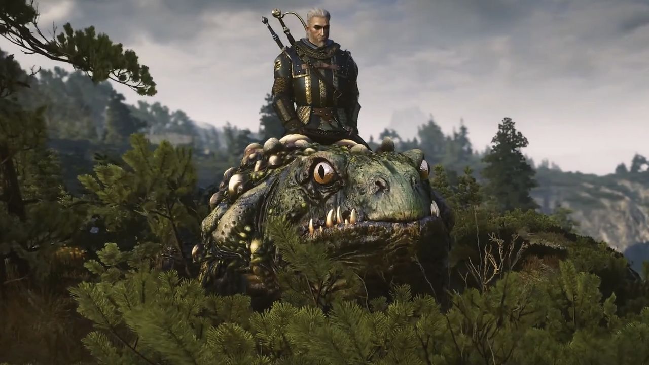 Geralt jedzie na żabie
