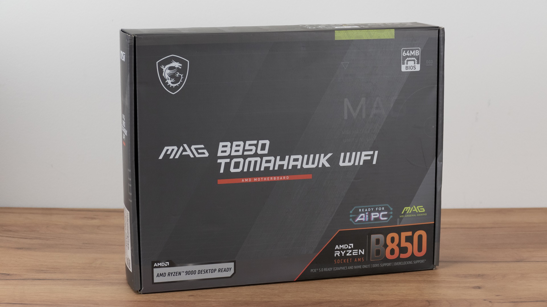 Test MSI MAG B850 TOMAHAWK WIFI