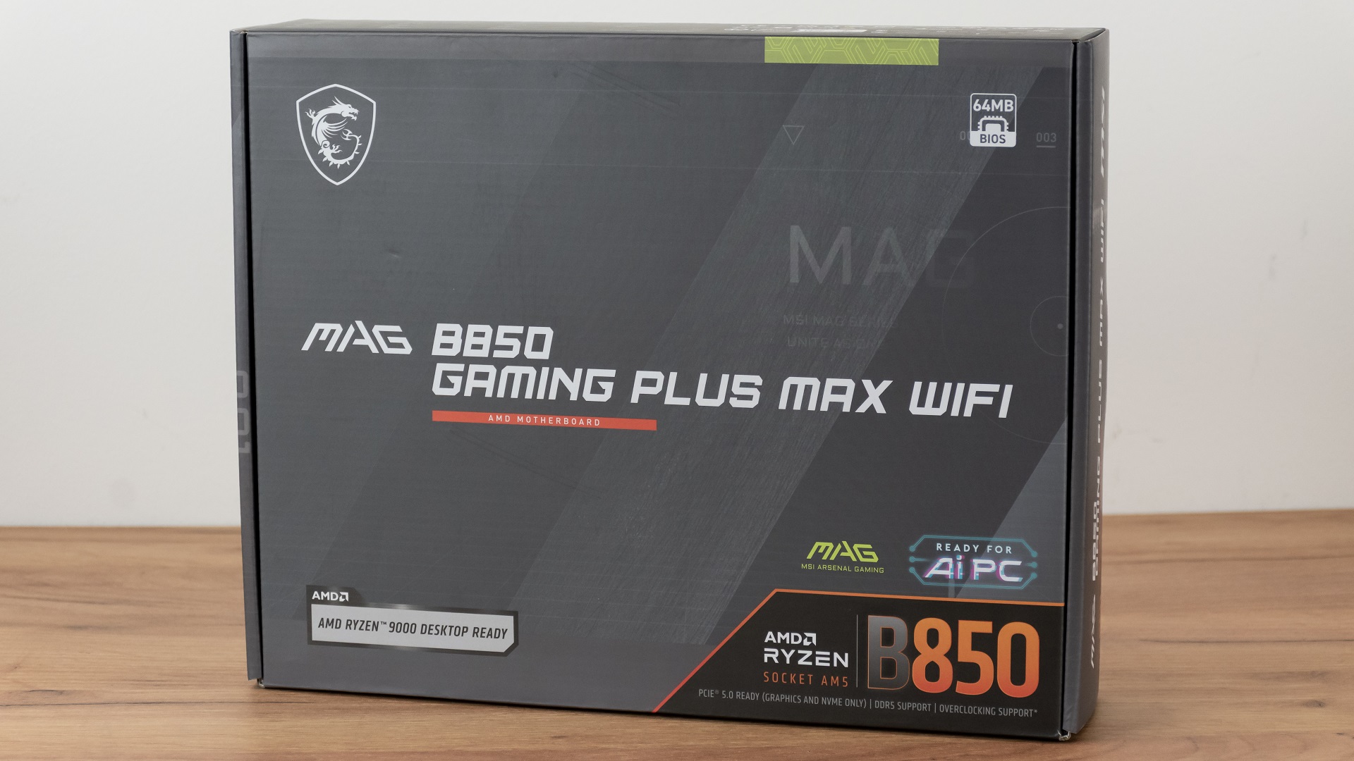 Test MSI MAG B850 GAMING PLUS MAX WIFI