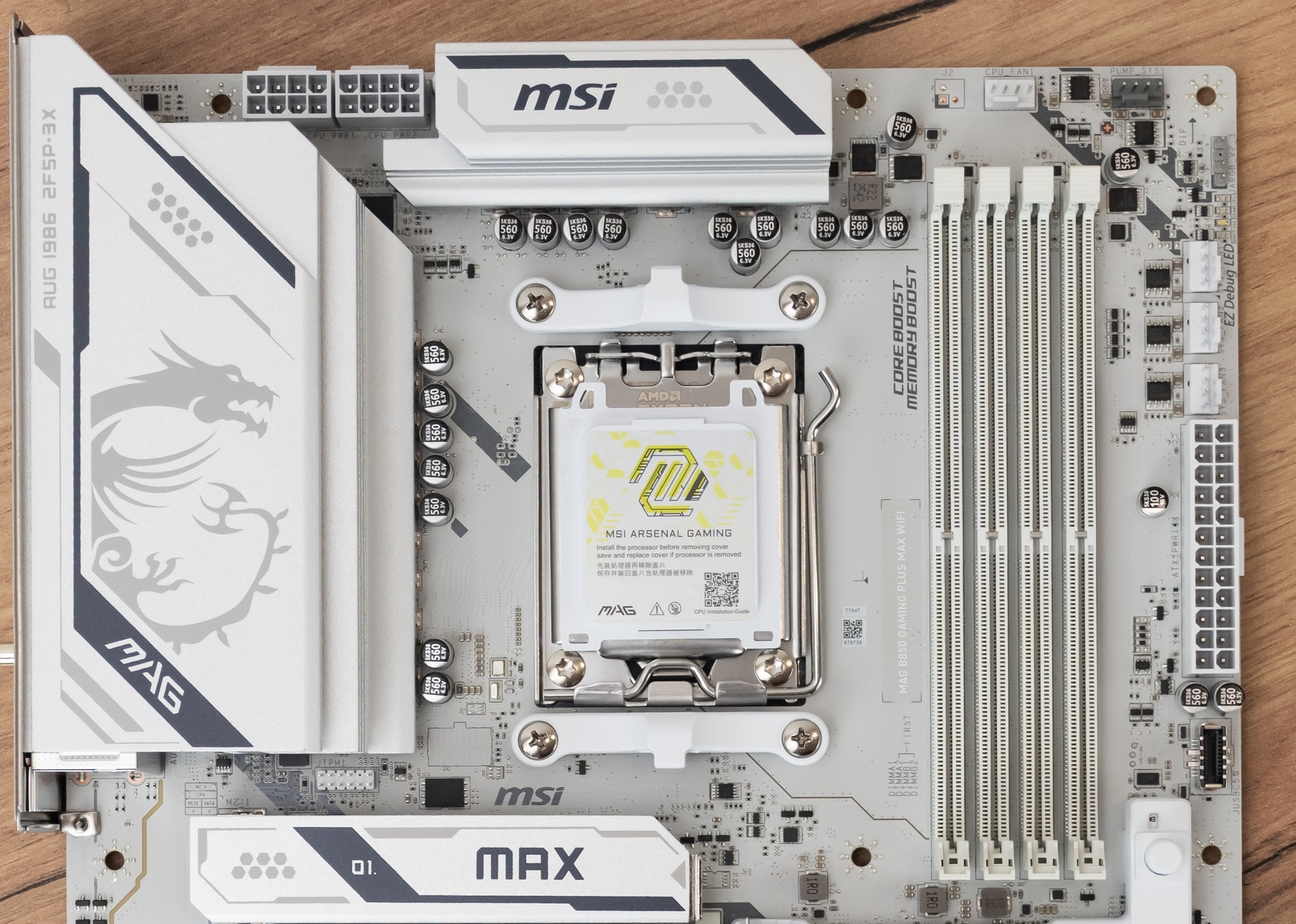 Test MSI MAG B850 GAMING PLUS MAX WIFI