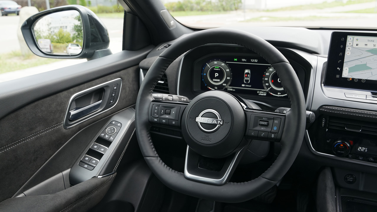 Wnętrze Nissana Qashqai może mieć naprawdę wysoką jakość