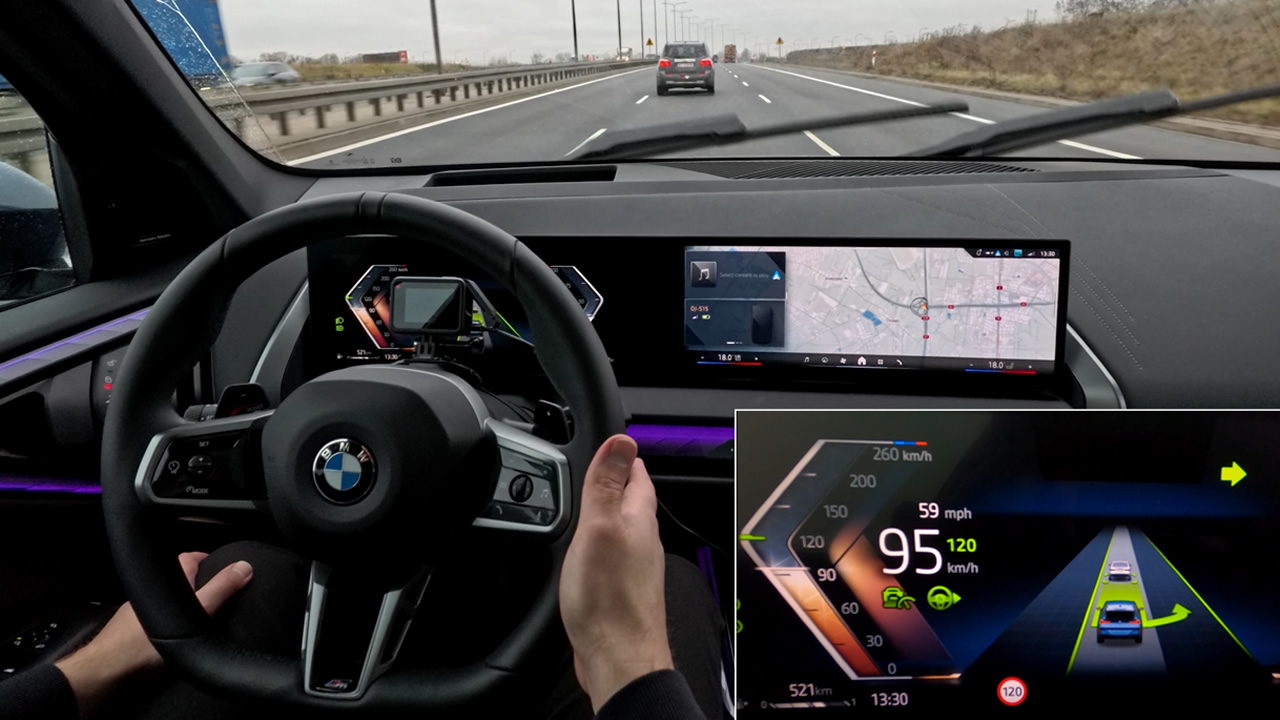 Autonomiczna zmiana pasa ruchu w BMW X3