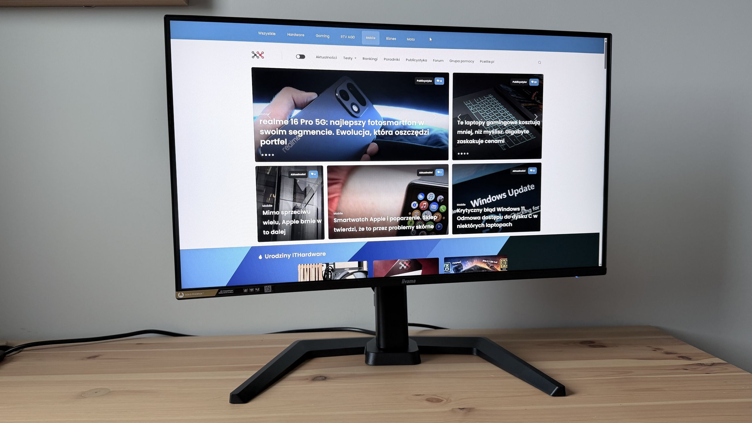 Monitor iiyama G‑Master GB2591HSU‑B1 Gold Phoenix