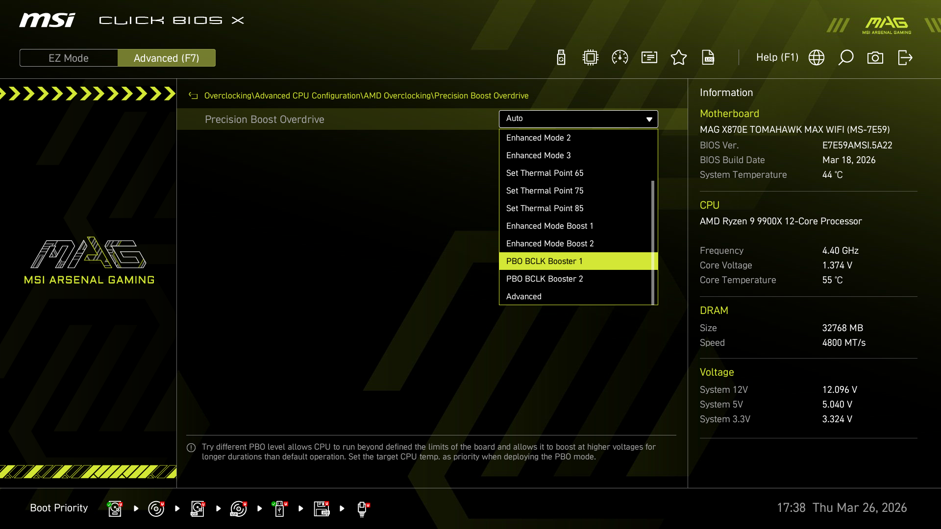 Test MSI MAG X870E TOMAHAWK MAX WIFI