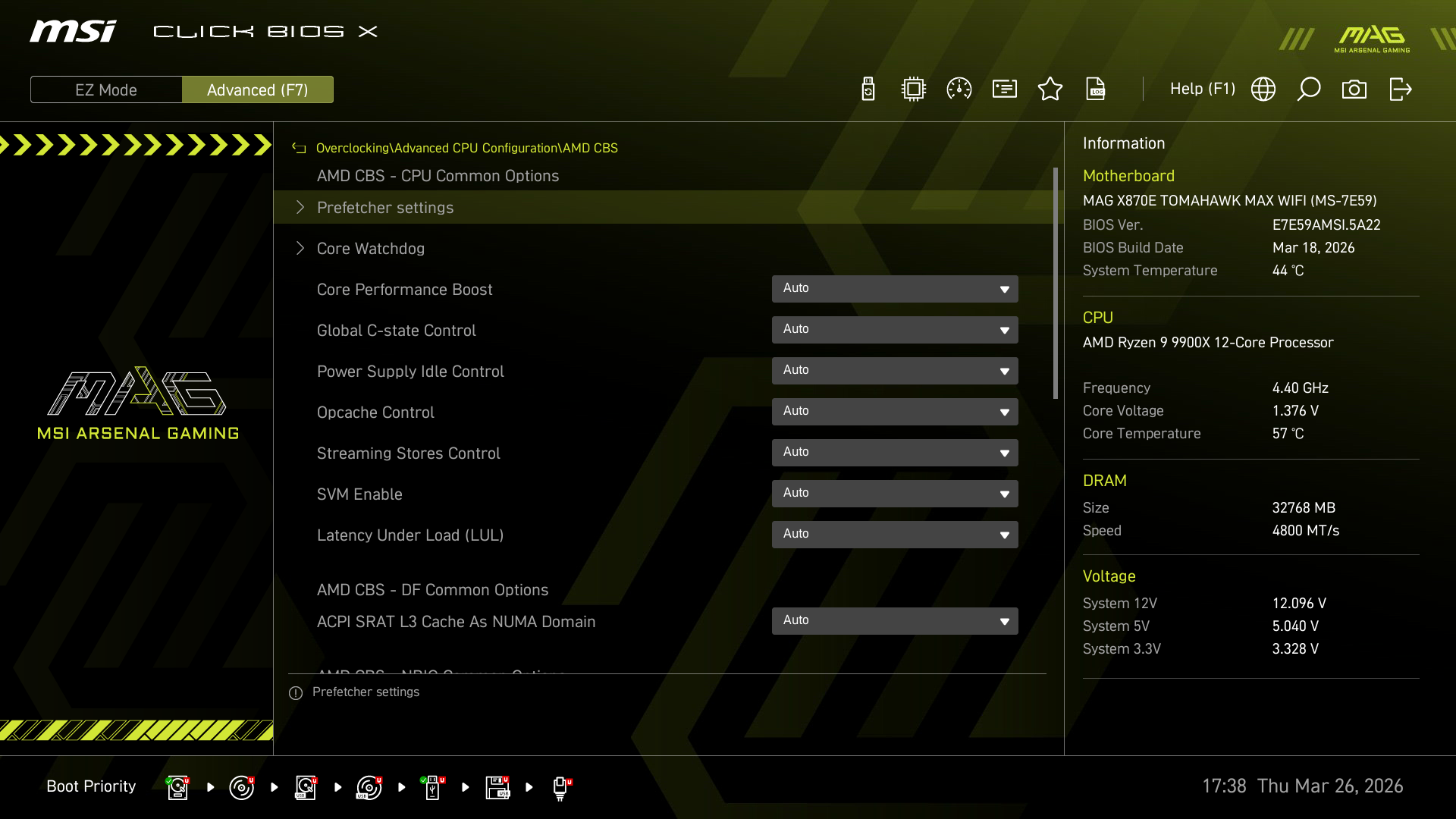 Test MSI MAG X870E TOMAHAWK MAX WIFI