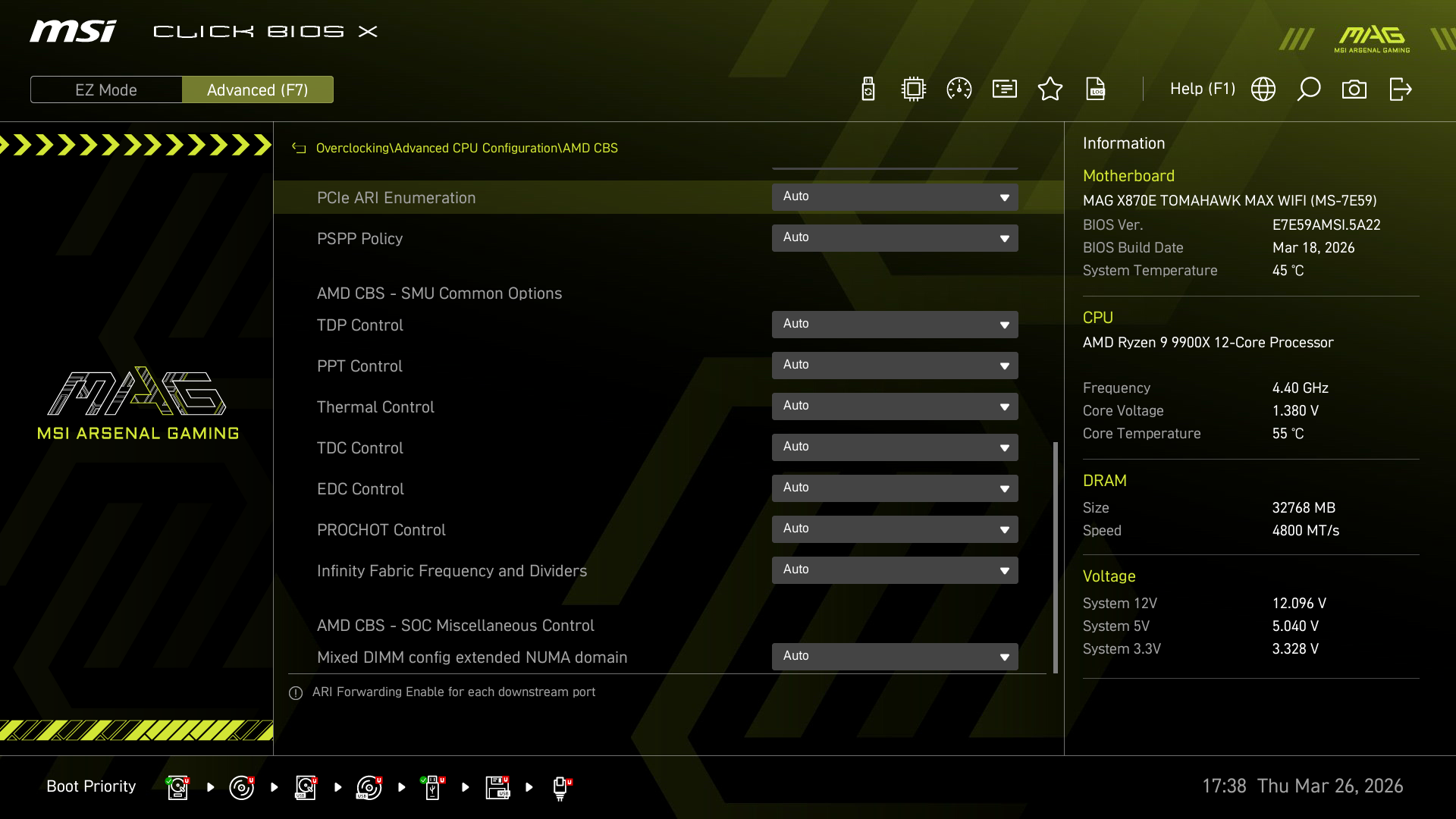 Test MSI MAG X870E TOMAHAWK MAX WIFI