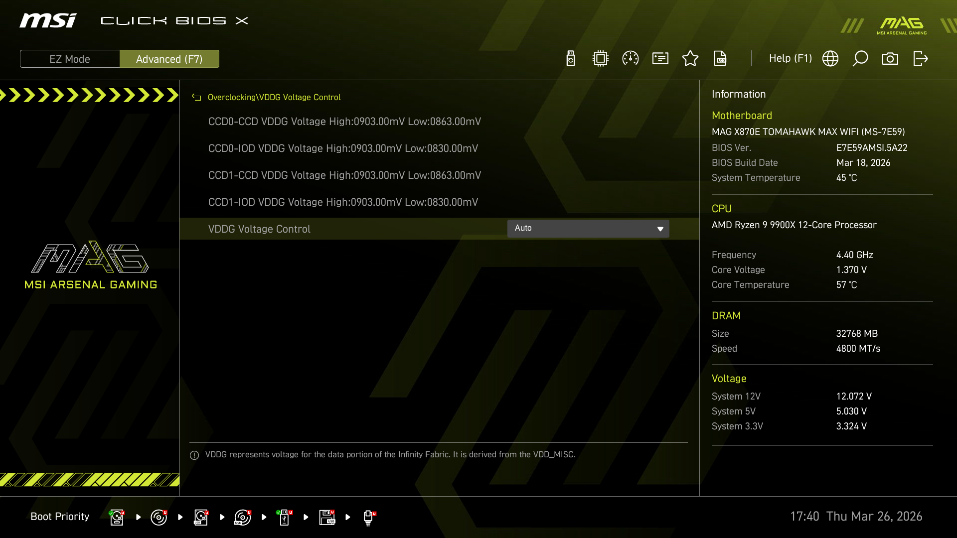 Test MSI MAG X870E TOMAHAWK MAX WIFI