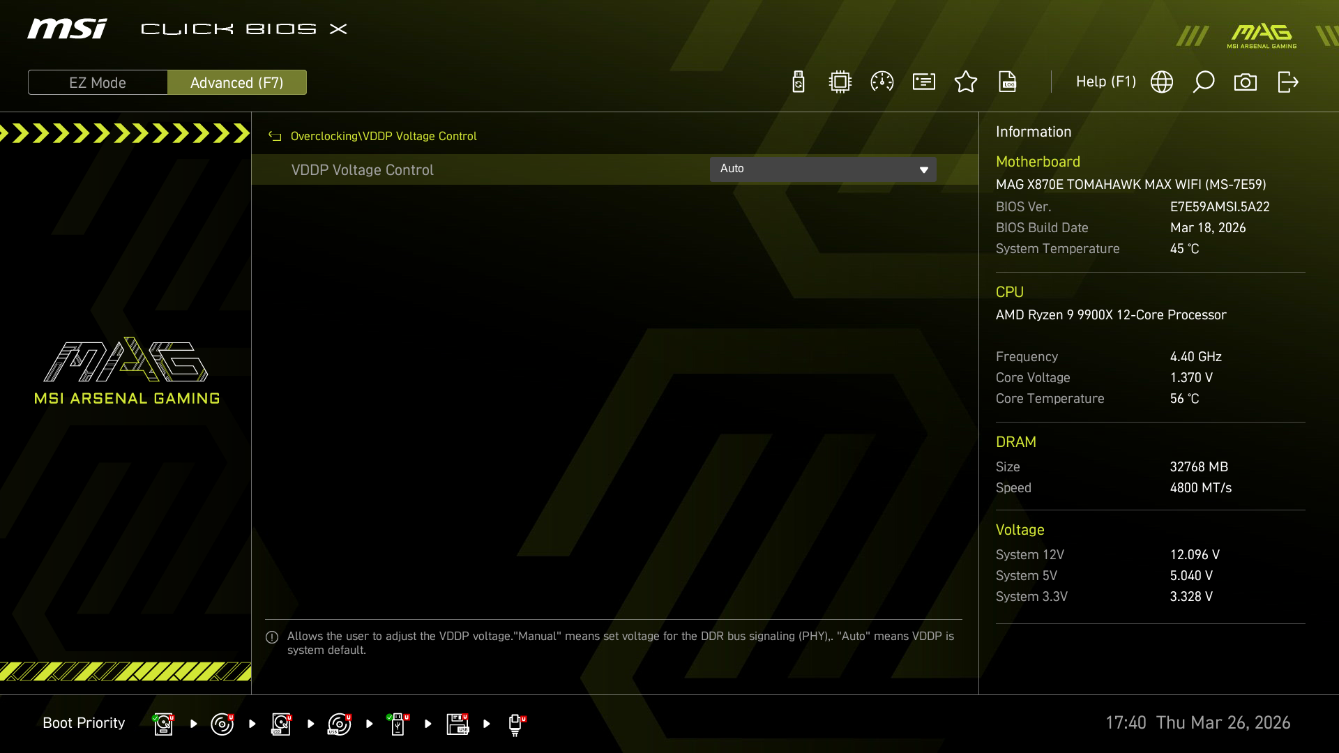 Test MSI MAG X870E TOMAHAWK MAX WIFI