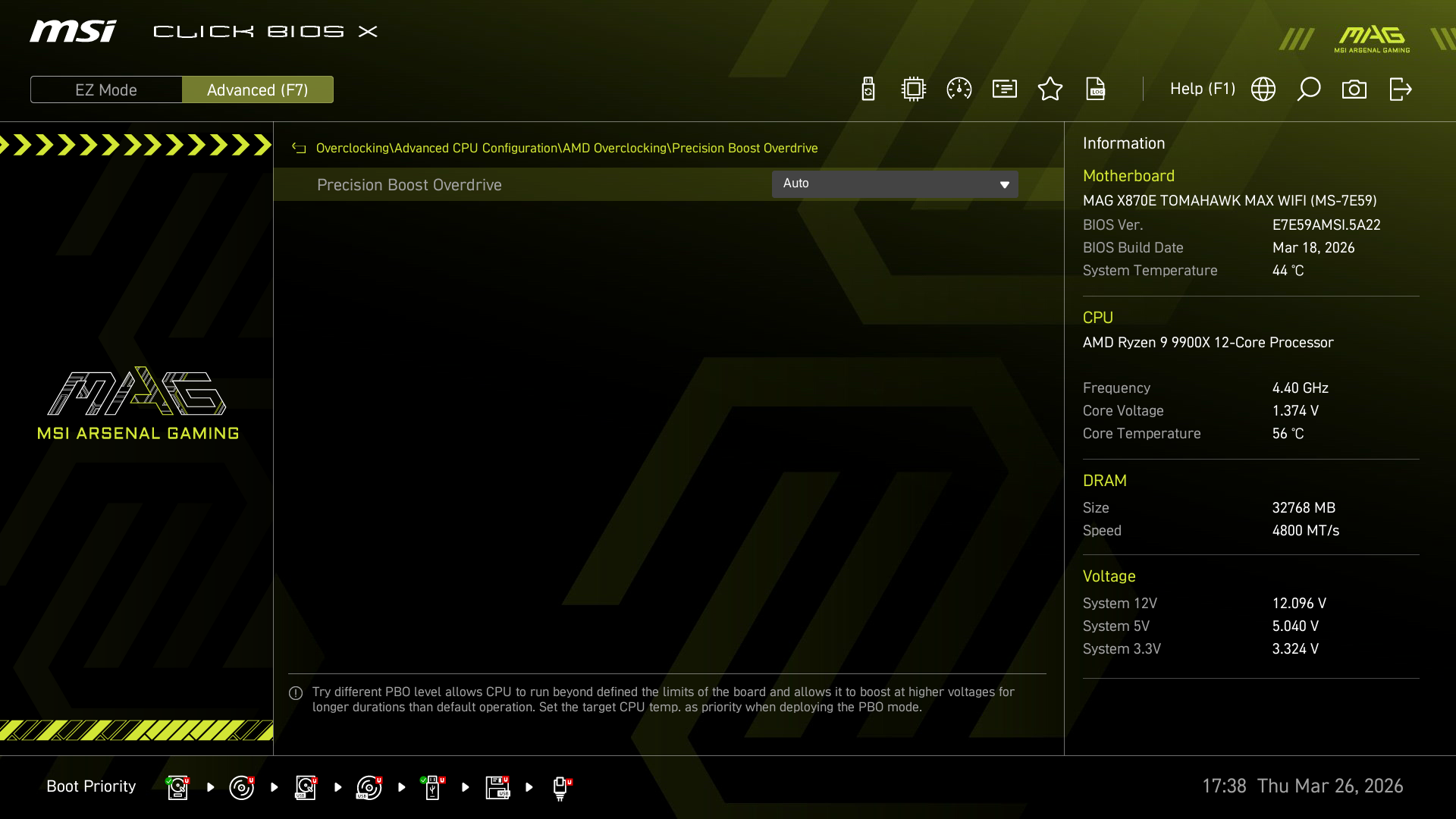 Test MSI MAG X870E TOMAHAWK MAX WIFI