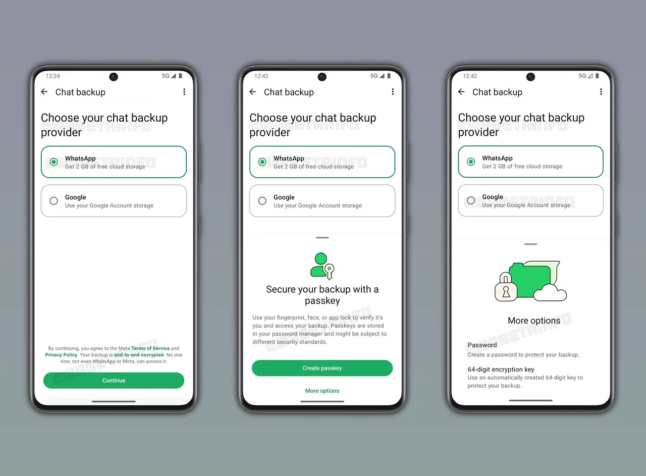 WhatsApp kopia zapasowa