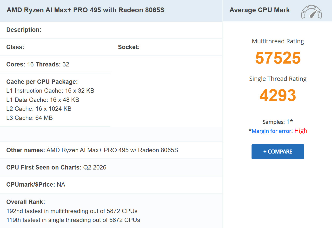  Ryzen AI MAX+ 495