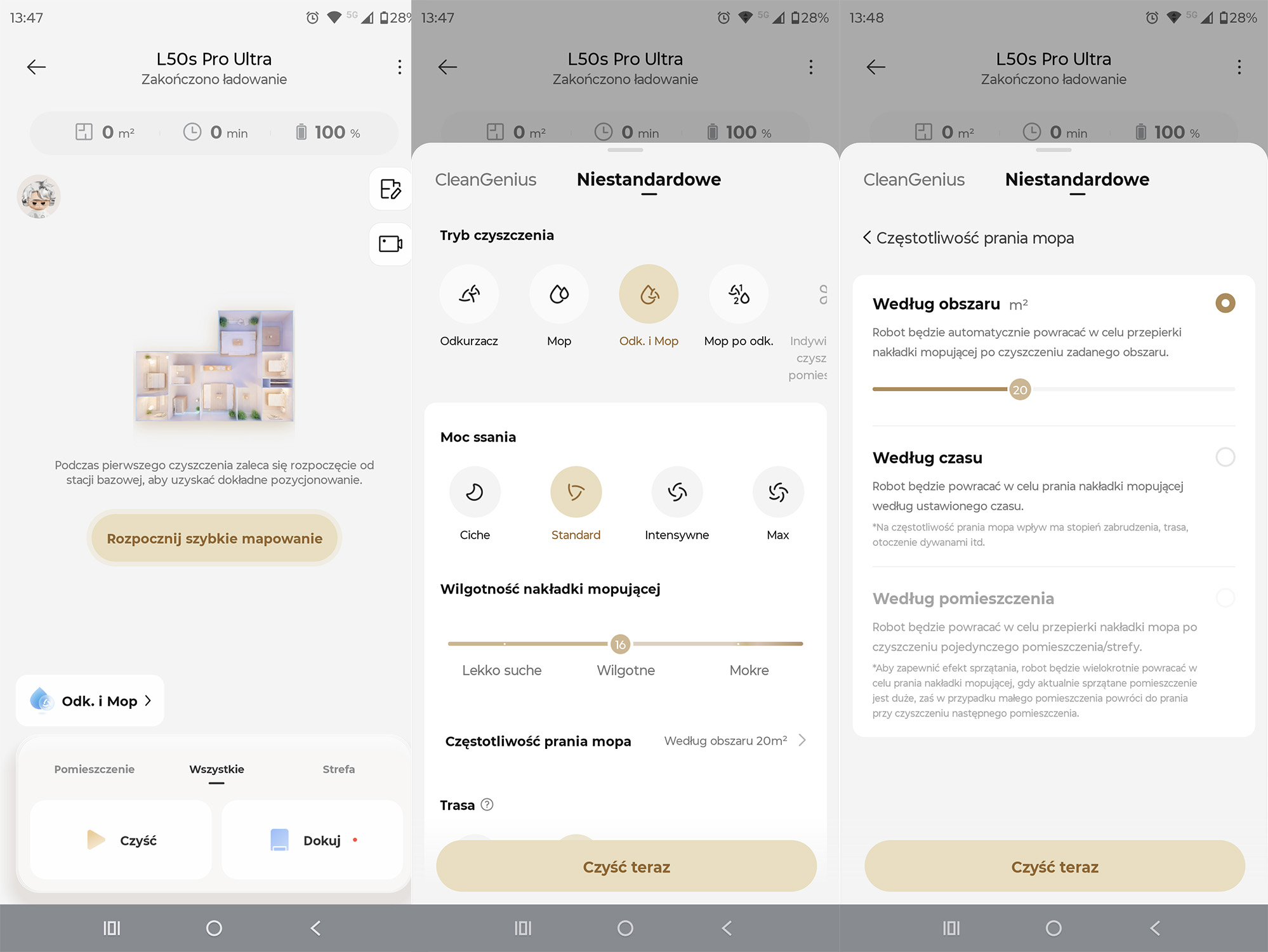 Test Dreame L50s Pro Ultra Aplikacja Dreame Home