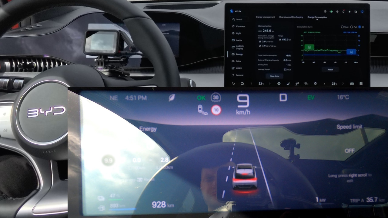 BYD Dolphin G DM-i - test zużycia energii w mieście w trybie elektrycznym
