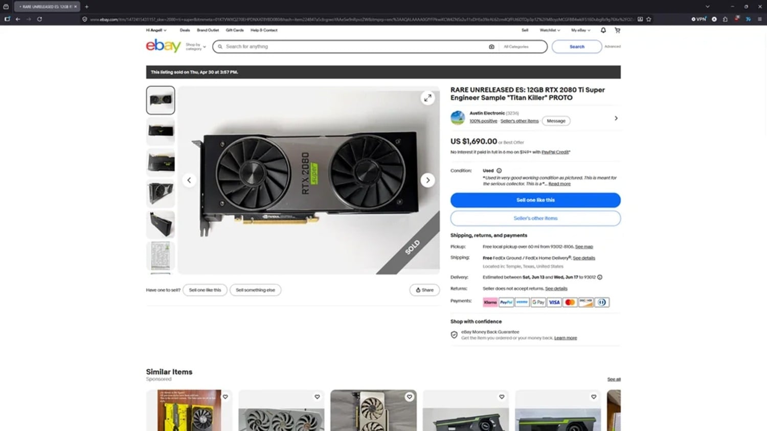 GeForce RTX 2080 Ti Super