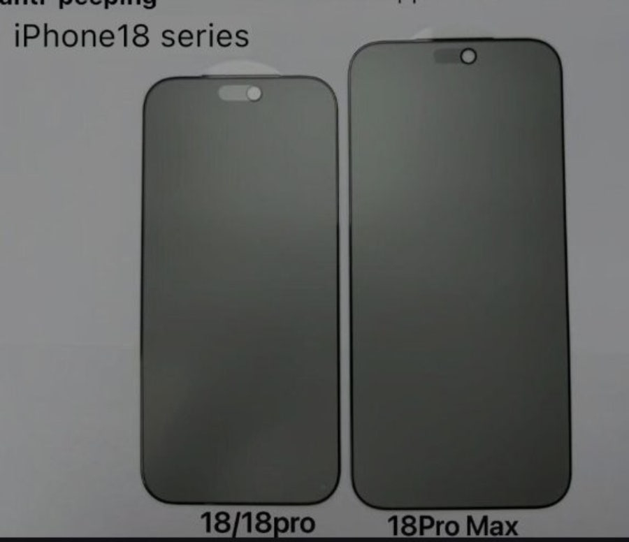 iPhone 18 Pro render