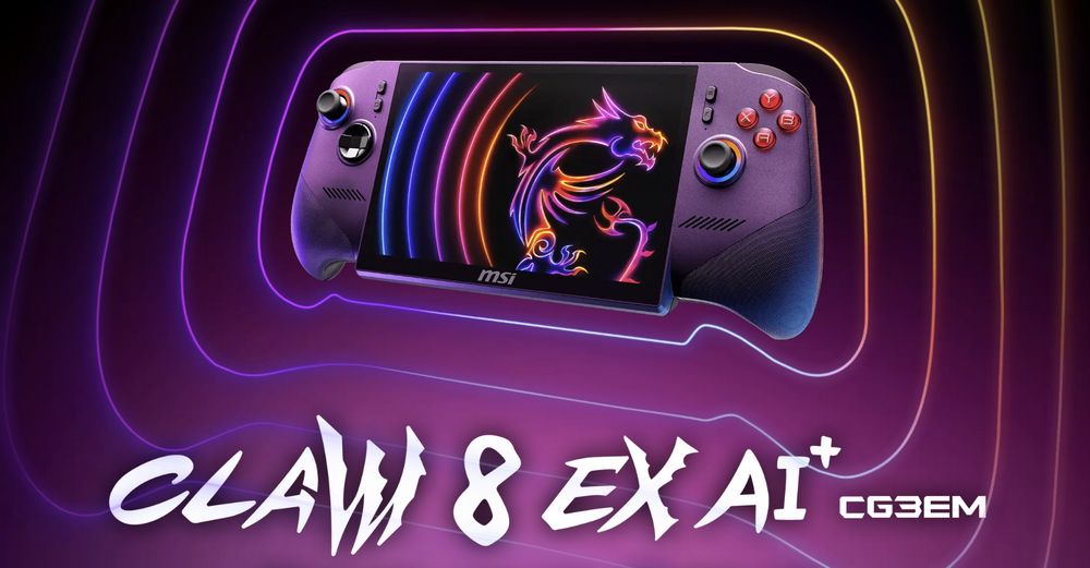 MSI Claw 8 EX AI+