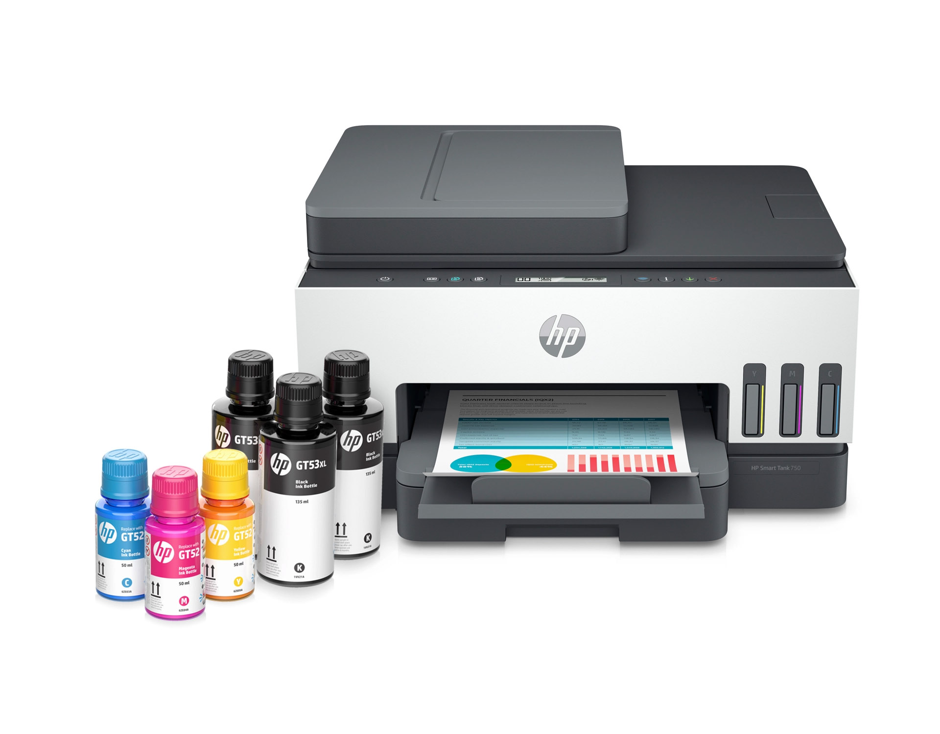 Ranking drukarek biurowych - HP Smart Tank 750