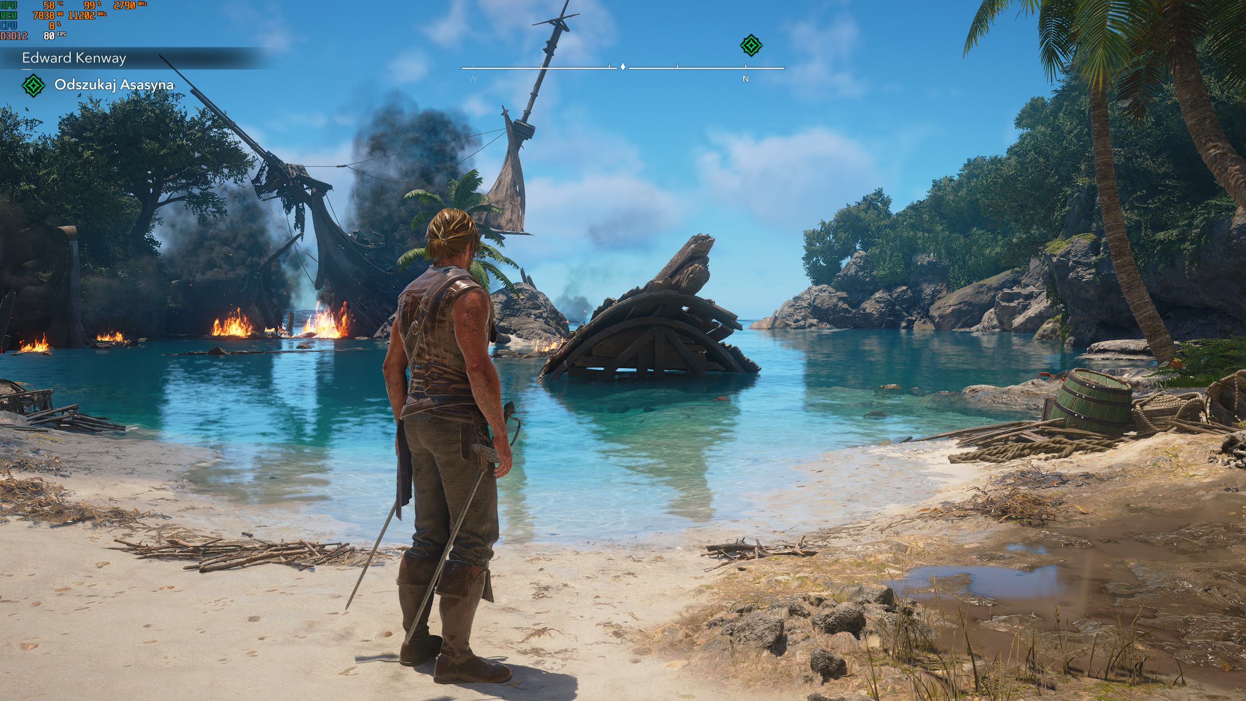 Test GPU w Assassin’s Creed Black Flag Resynced. Ubisoft stanął na wysokości zadania