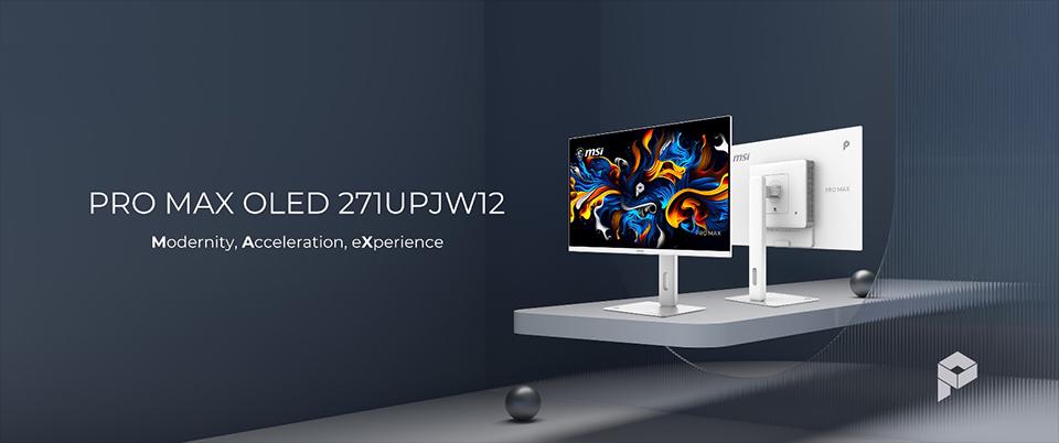 MSI Pro Max OLED 271UPJW12