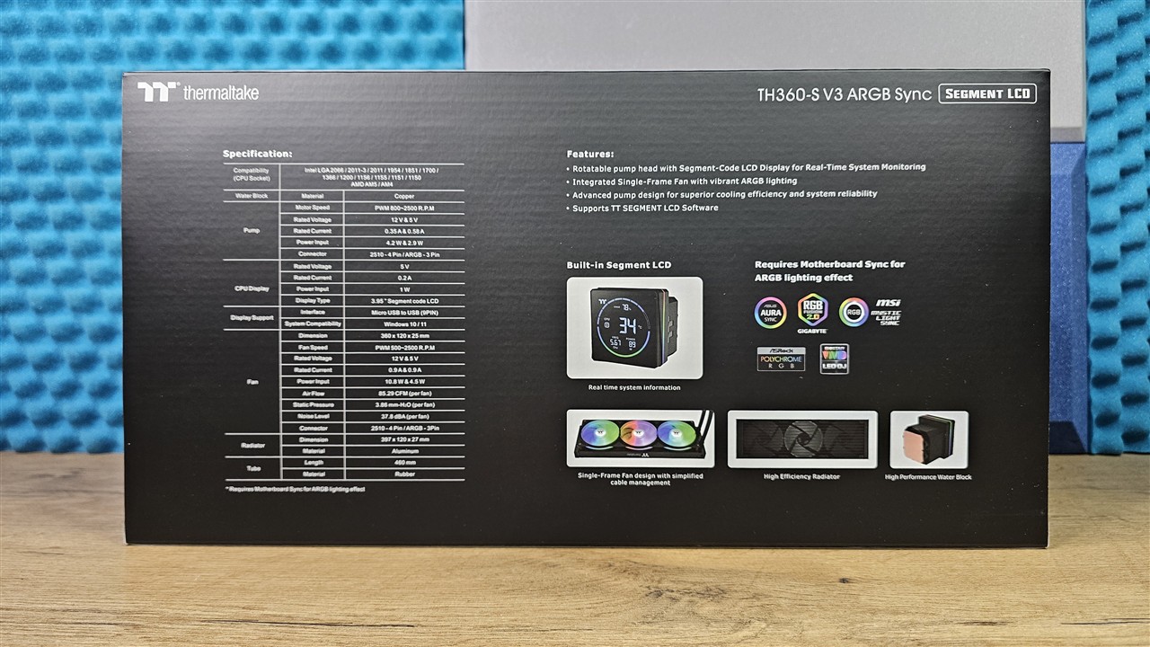 Thermaltake TH360-S V3 ARGB Sync – opakowanie