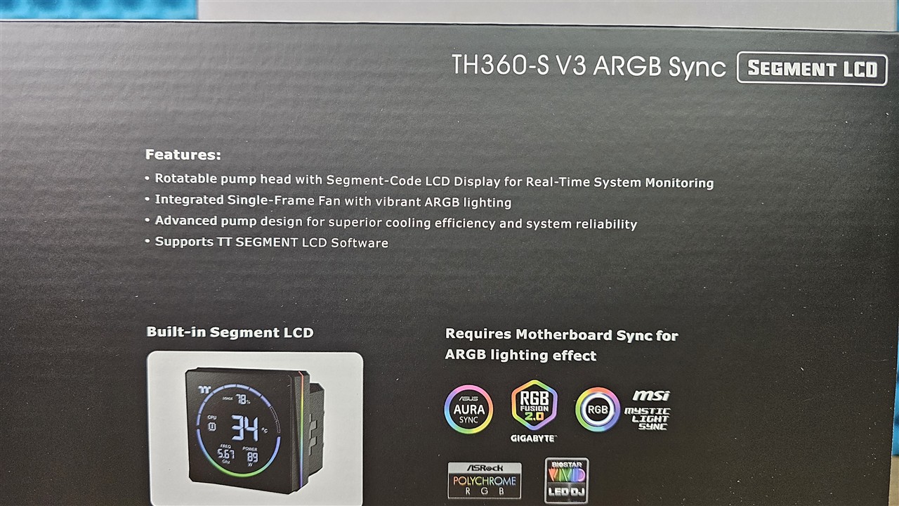 Thermaltake TH360-S V3 ARGB Sync – opakowanie