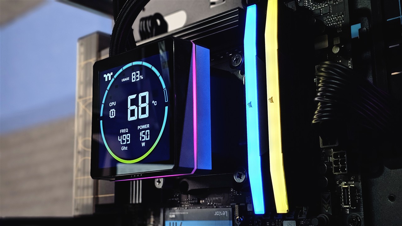 Thermaltake TH360-S V3 ARGB Sync montaż bloku