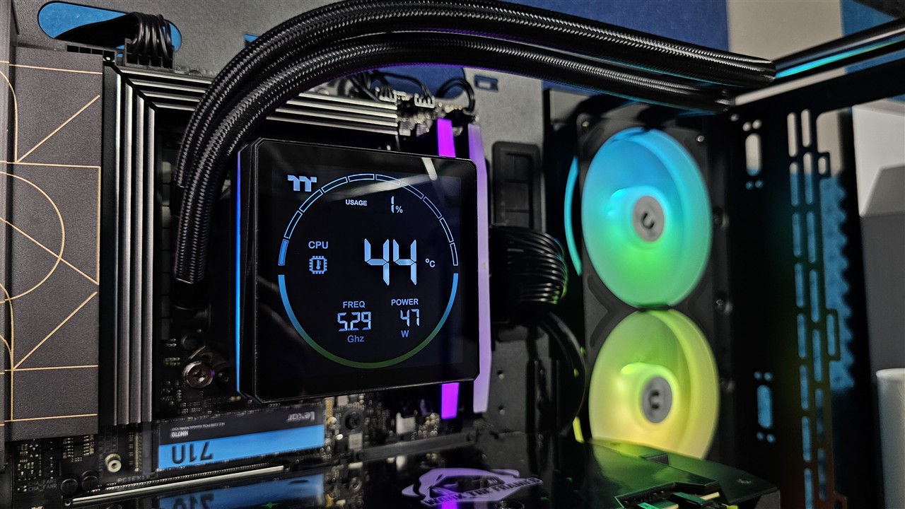 Thermaltake TH360-S V3 ARGB Sync montaż bloku