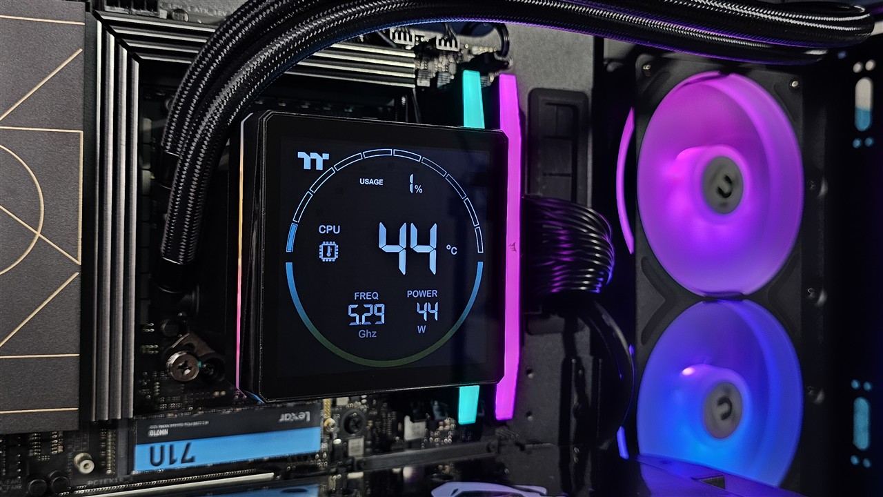 Thermaltake TH360-S V3 ARGB Sync montaż bloku