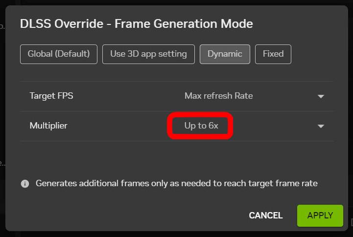 MFG NVIDIA App