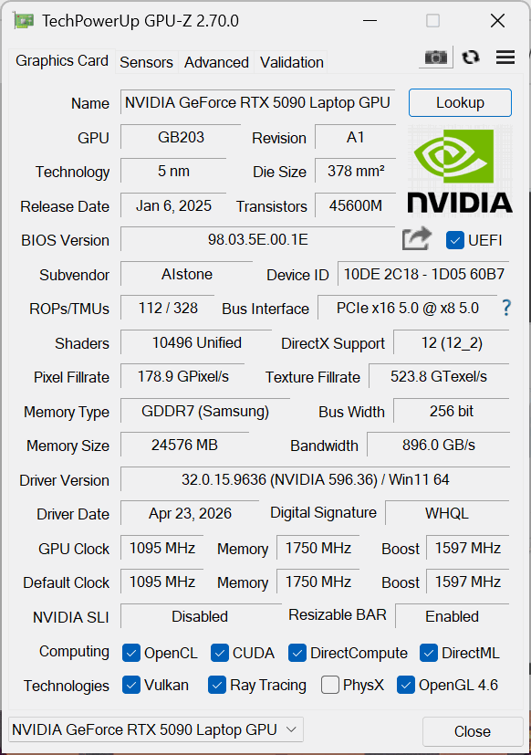 Intel Core Ultra 9 290HX