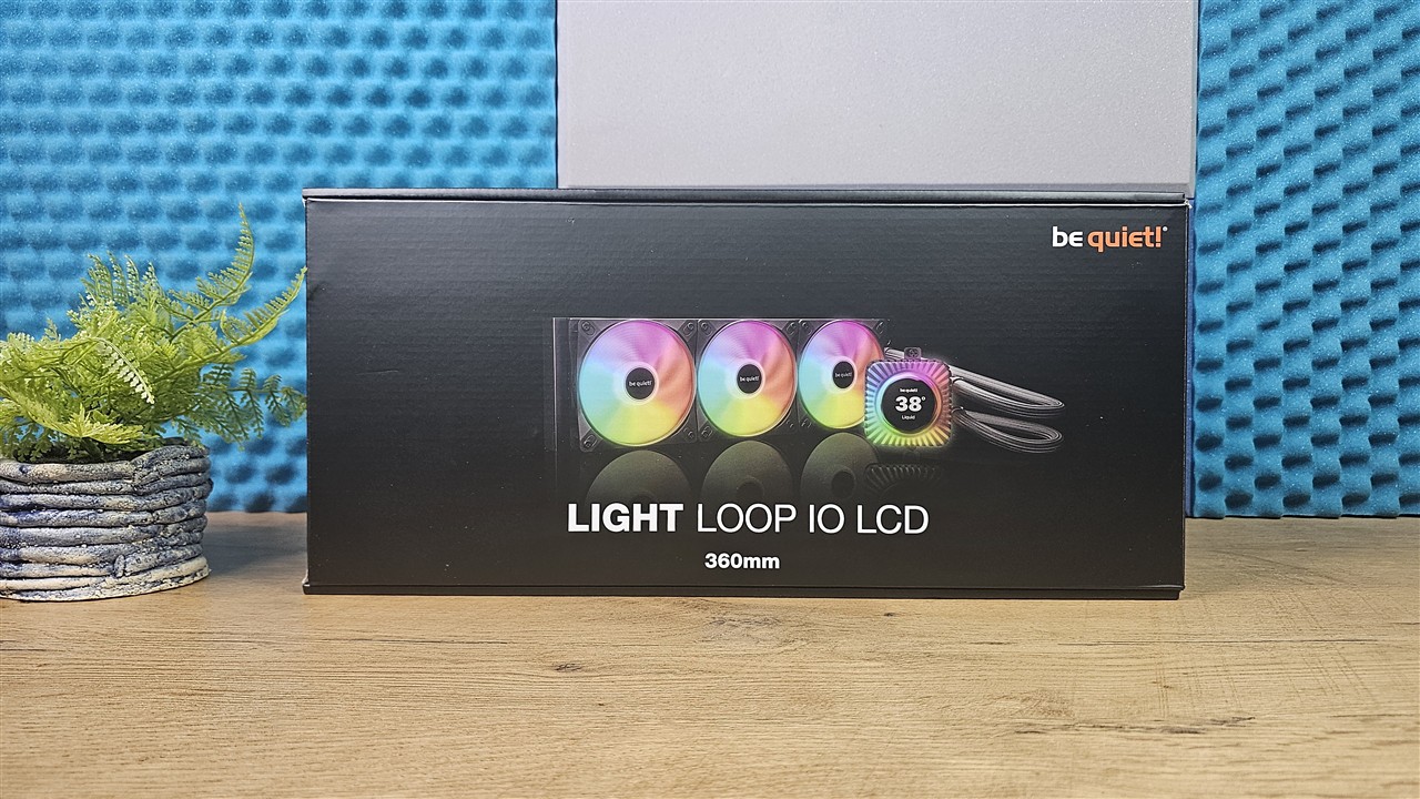 be quiet! Light Loop IO LCD 360 mm – opakowanie i specyfikacja