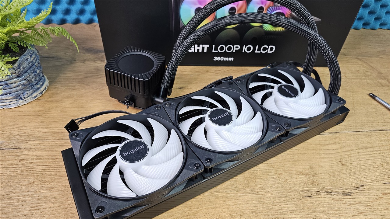 be quiet! Light Loop IO LCD 360 mm – konstrukcja chłodzenia