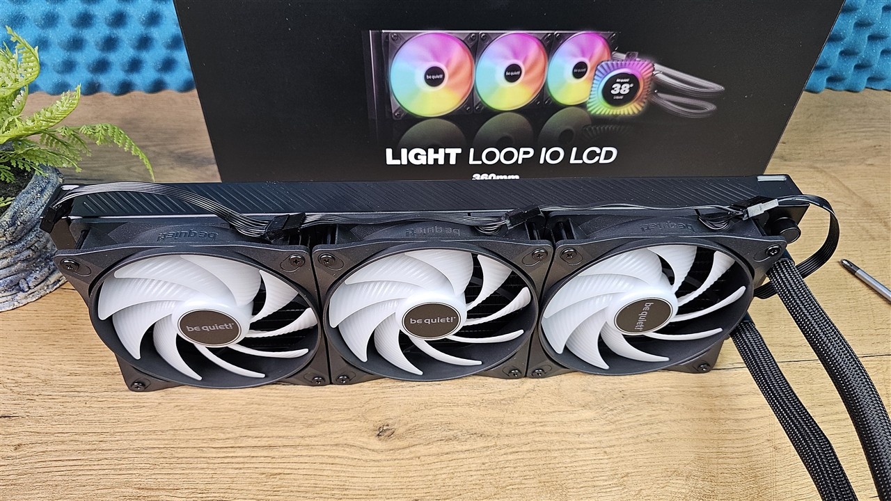 be quiet! Light Loop IO LCD 360 mm – konstrukcja chłodzenia